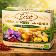 Thé Safran & Citronnelle & Gingembre