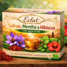 Thé Safran & Menthe & Hibiscus